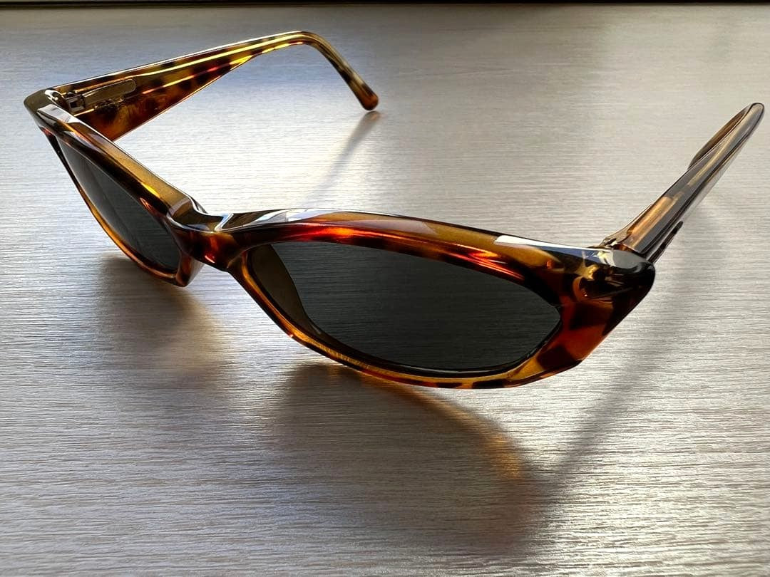 Arnette Mantis Vintage Sunglasses Pattern Wraparound Brown Frame Y2K Italy