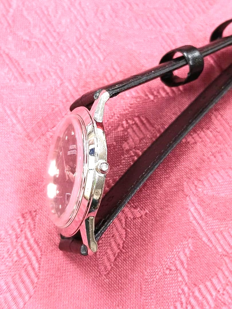 Brooks Brothers Swiss Made Vintage Men Wristwatch Black Dial Date Japan