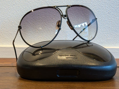 PORSCHE DESIGN by CARRERA 5623 Vintage Sunglasses Teardrop Black Austria Case