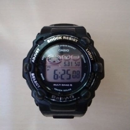 CASIO Baby-G BGR-3000UCB Digital Watch Black Resin Tough Solar Multi Band