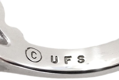 SNOOPY Peanuts Diamond Ring SV925 Silver K18 Yellow Gold Used Japan US6.5 EU53