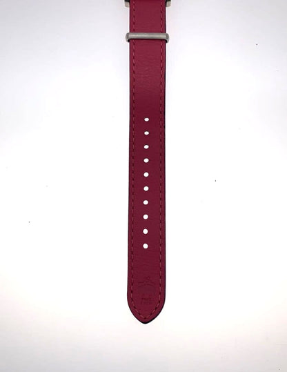 Brooks Brothers Red Fleece Quartz Watch Date Navy Dial Pink Leather Band VJ12