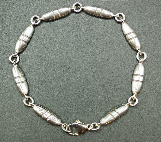 Excellent Georg Jensen # 391 Sterling Silver 925 Bracelet Lene Munthe 20cm 7.8in
