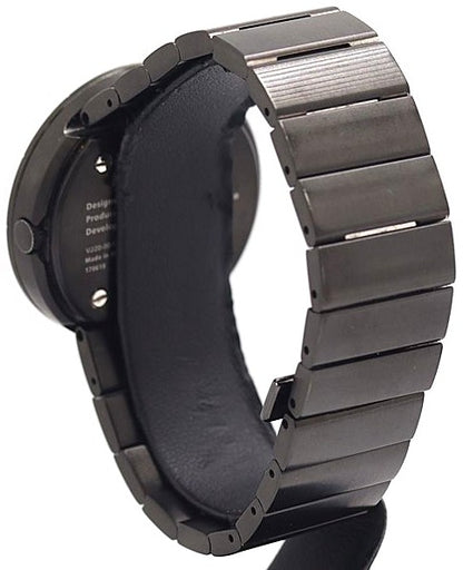 Issey Miyake TO VJ20-0010 Quartz Men Watch Black Dial SS Bracelet Working VTG