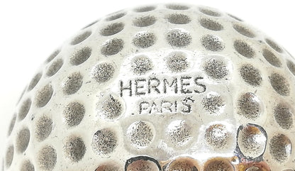 Hermes Paris Golf Ball Bottle Opener Silver Stainless Steel 9.5cm 3.7in France