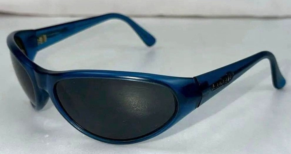 ARNETTE Raven Vintage Sunglasses Blue Frame Archive Y2K 90s Eyewear Used