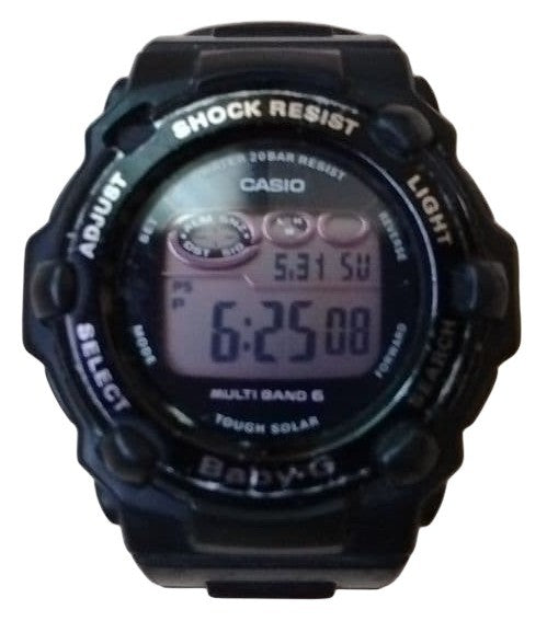 CASIO Baby-G BGR-3000UCB Digital Watch Black Resin Tough Solar Multi Band