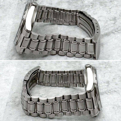 SEIKO Speed Master 6M26-6000 Black Dial Quartz Watch Steel 37.9mm Japan Used