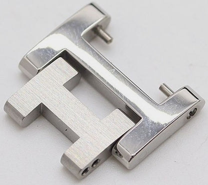 Hermes Clipper CL1.310 Genuine Band Link Silver Stainless Steel 16mm Men Watch