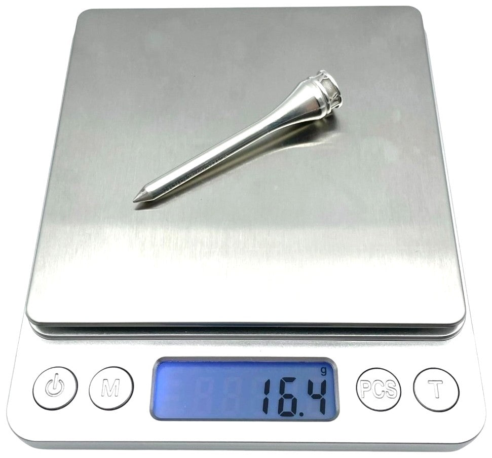 Tiffany & Co. Atlas Golf Tee Sterling Silver 925 Polished Authentic Unisex