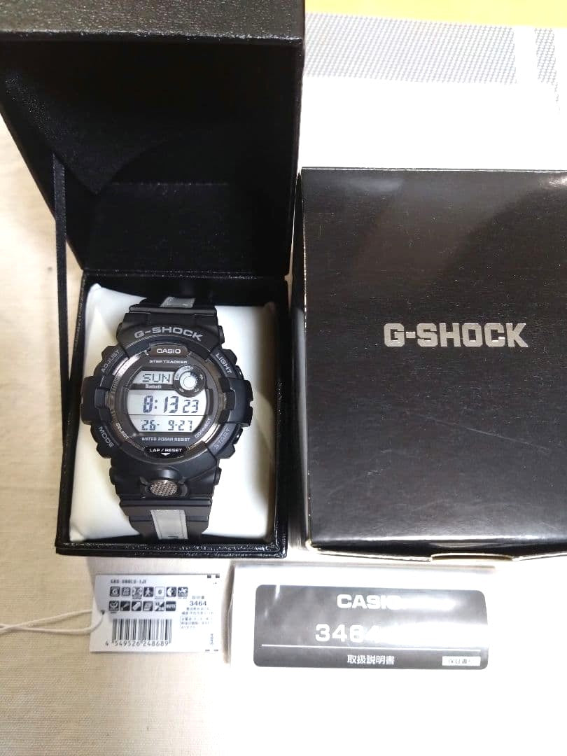 CASIO G-SHOCK G-SQUAD GBD-800LU-1JF Mens Digital Watch Black Bluetooth Step