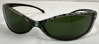 Arnette Swinger 250-9115 Sunglasses Black Marble Frame Green Lens Made in Italy