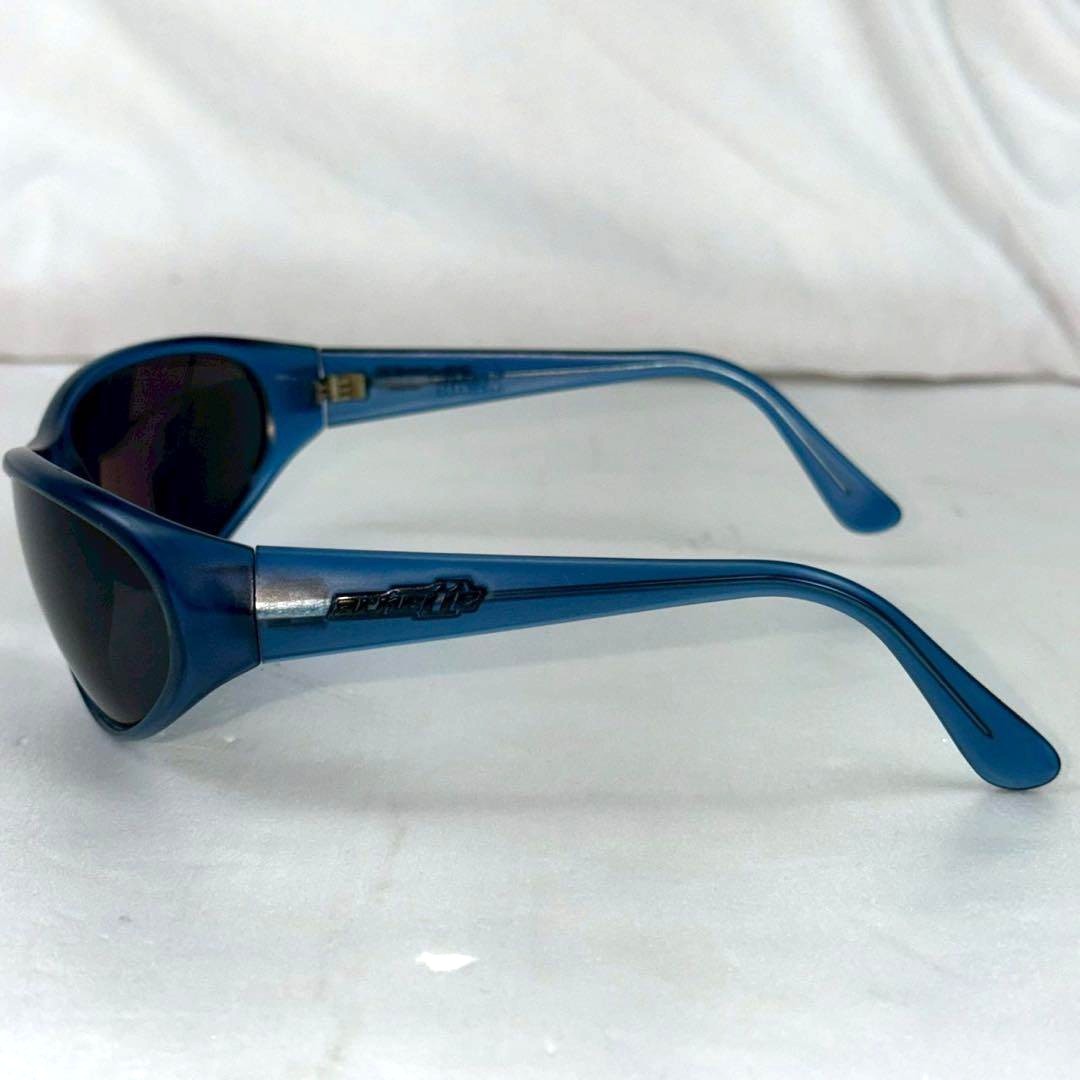 ARNETTE Raven Vintage Sunglasses Blue Frame Archive Y2K 90s Eyewear Used