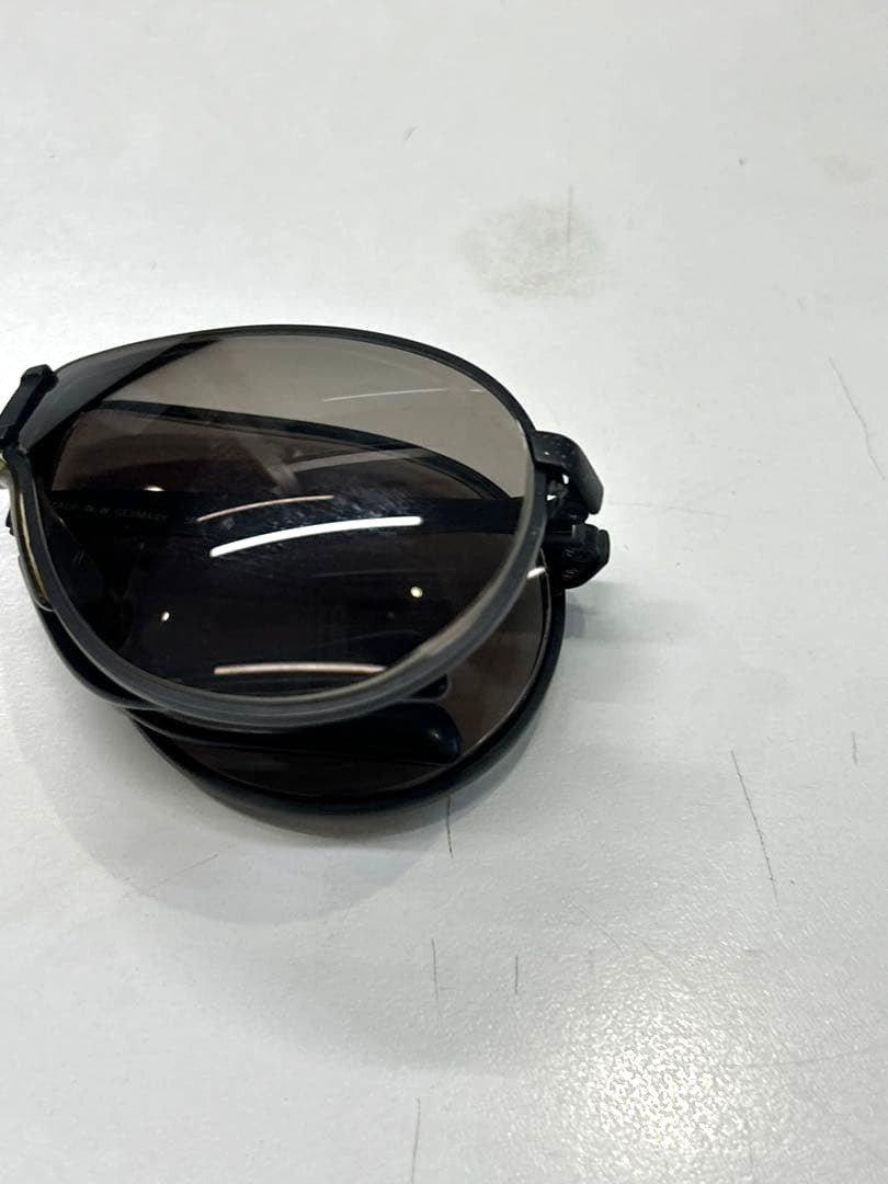 PORSCHE DESIGN CARRERA 5622 Folding Sunglasses Matte Black Smoke Lens Germany