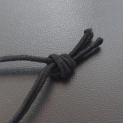 Baccarat Crystal Heart Pendant Necklace Black Leather Cord Silver Tone Hardware