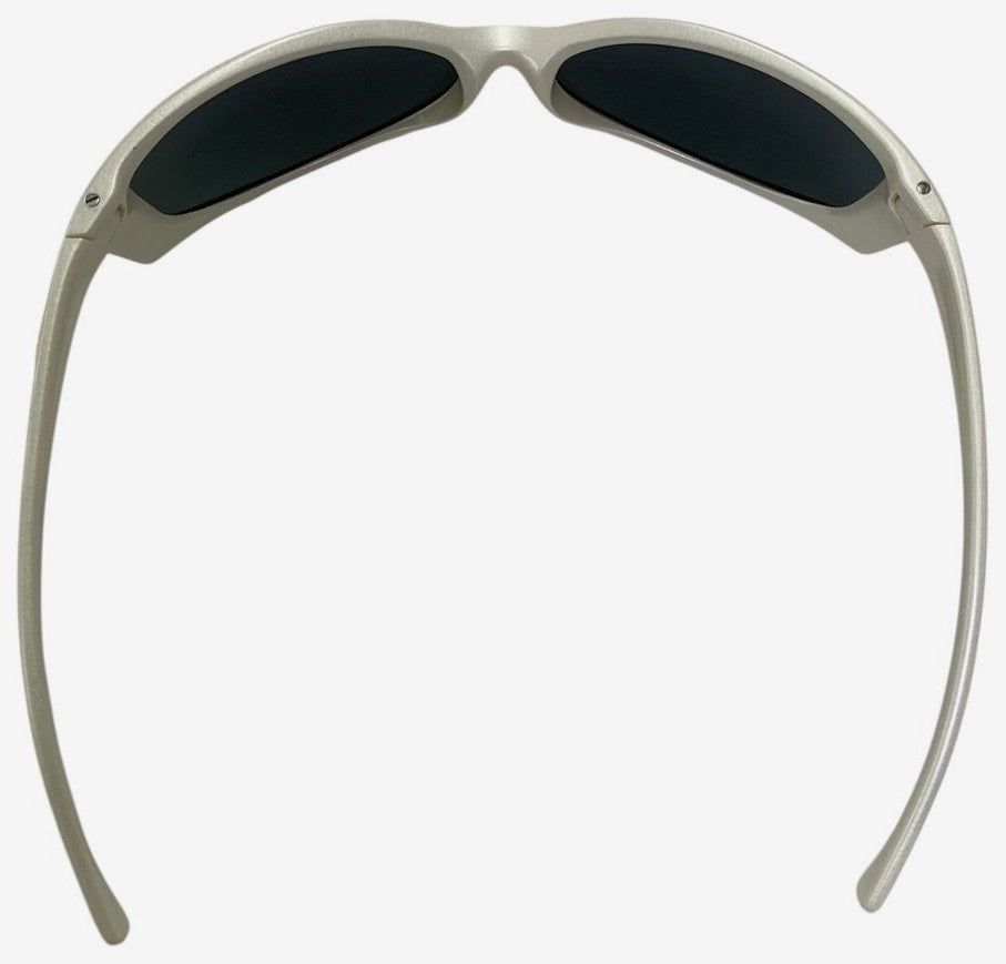 Arnette Swinger Sunglasses White Frame Black Lens Plastic Vintage 90s Unisex
