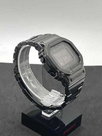 Casio G-SHOCK GMW-B5000GD-1JF Full Metal Black Solar Watch Used Excellent W/ Box