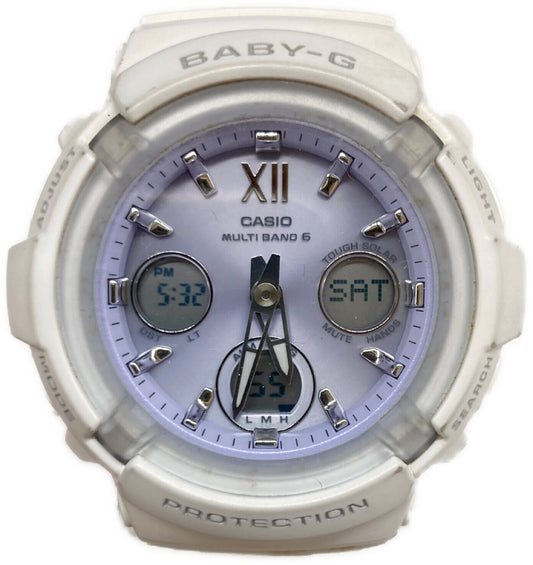 CASIO Baby-G BGA-2800SP Multi Band 6 Tough Solar Ladies Watch White Resin 43mm