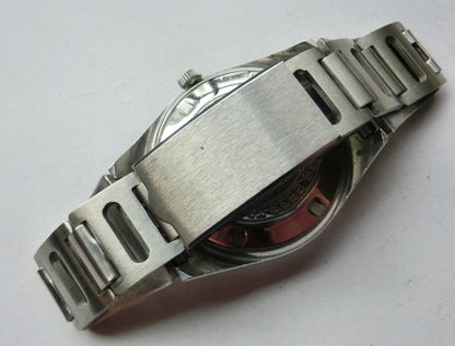 Citizen Seven Star Deluxe 21 Jewels Automatic Men Watch Silver Day-Date Vintage