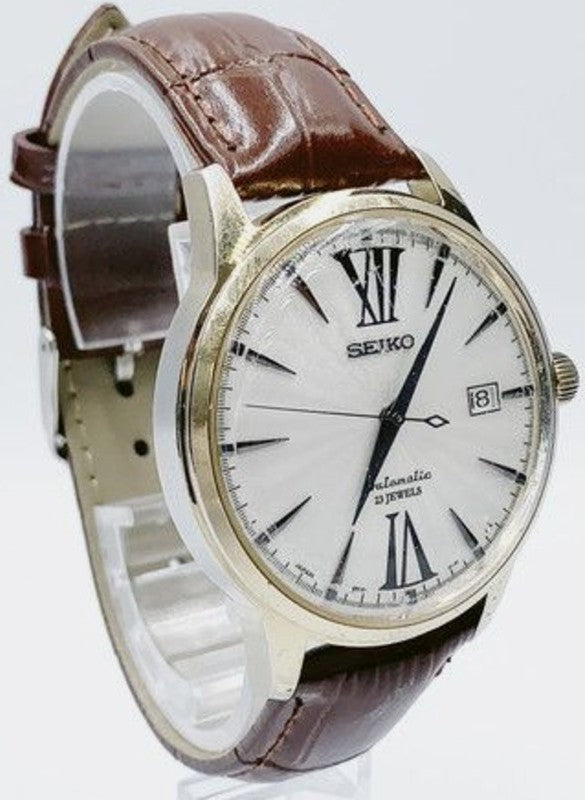 Seiko Presage SARB065 Cocktail Time Automatic White Dial Men Watch 6R15 Japan