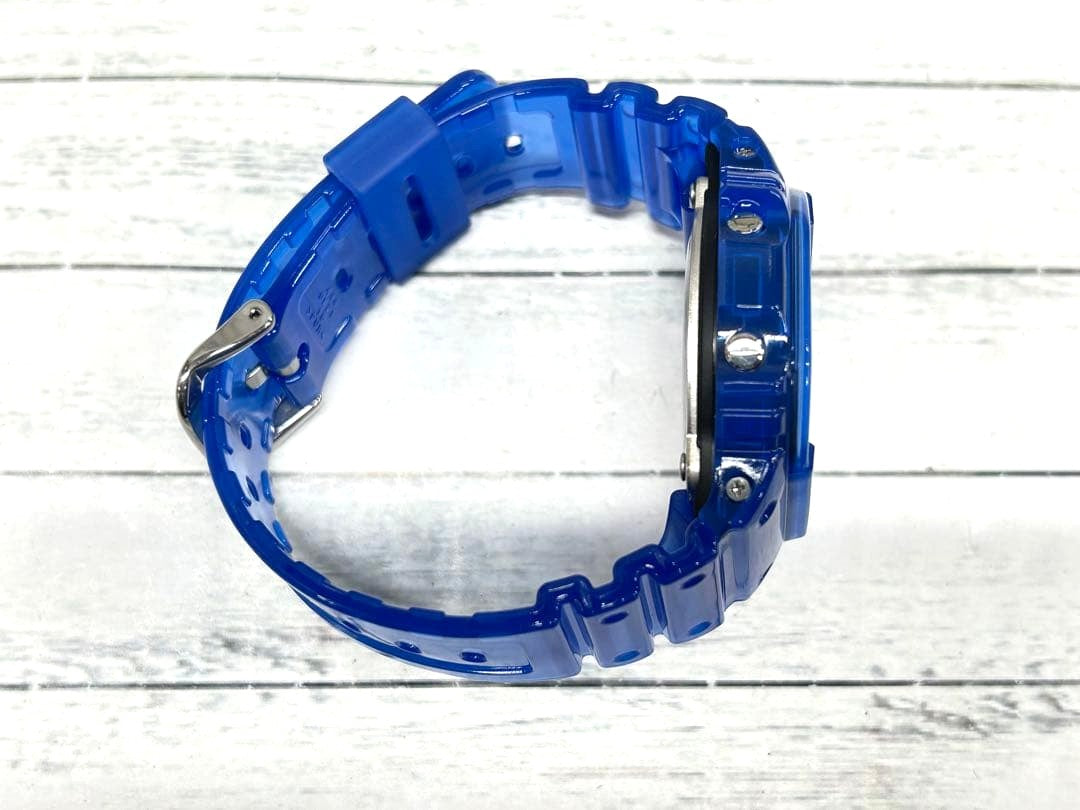 Casio G-SHOCK x KEBOZ DW-5600KEBOZ22-2JR Digital Watch Clear Blue Japan Mint