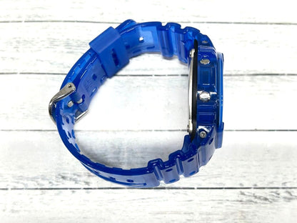Casio G-SHOCK x KEBOZ DW-5600KEBOZ22-2JR Digital Watch Clear Blue Japan Mint