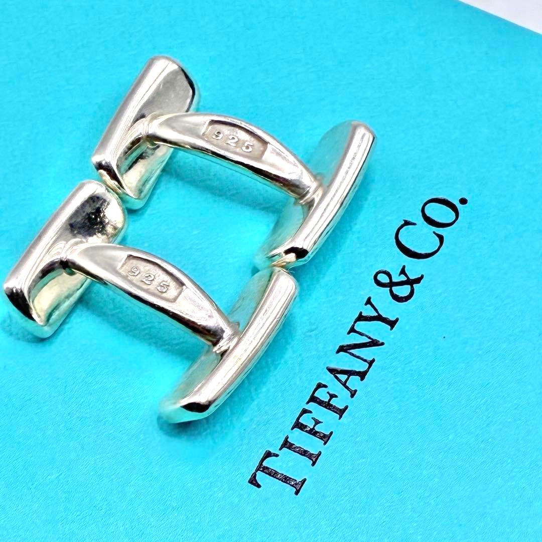 Tiffany & Co 1837 Cufflinks Sterling Silver 925 2.2cm(0.9") Used Excellent VTG