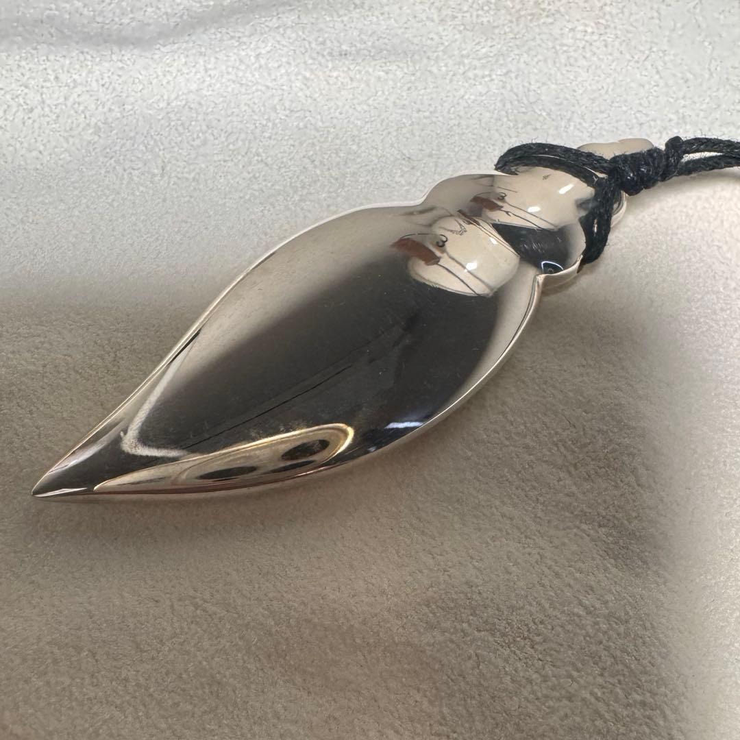 Pomellato Dodo Sterling Silver 925 Shell Pendant Top Necklace Charm 6 x 2cm