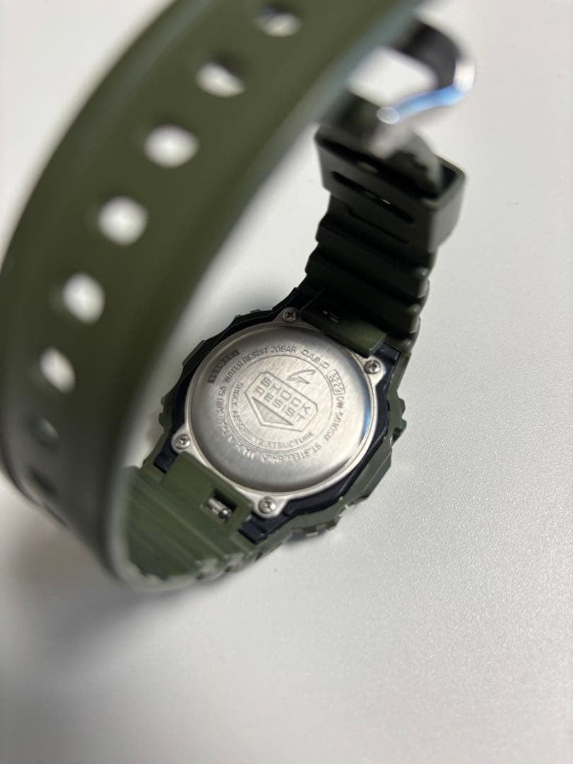 CASIO G-SHOCK DW-5610SU Mens Digital Watch Olive Green Resin 43mm Water Resist