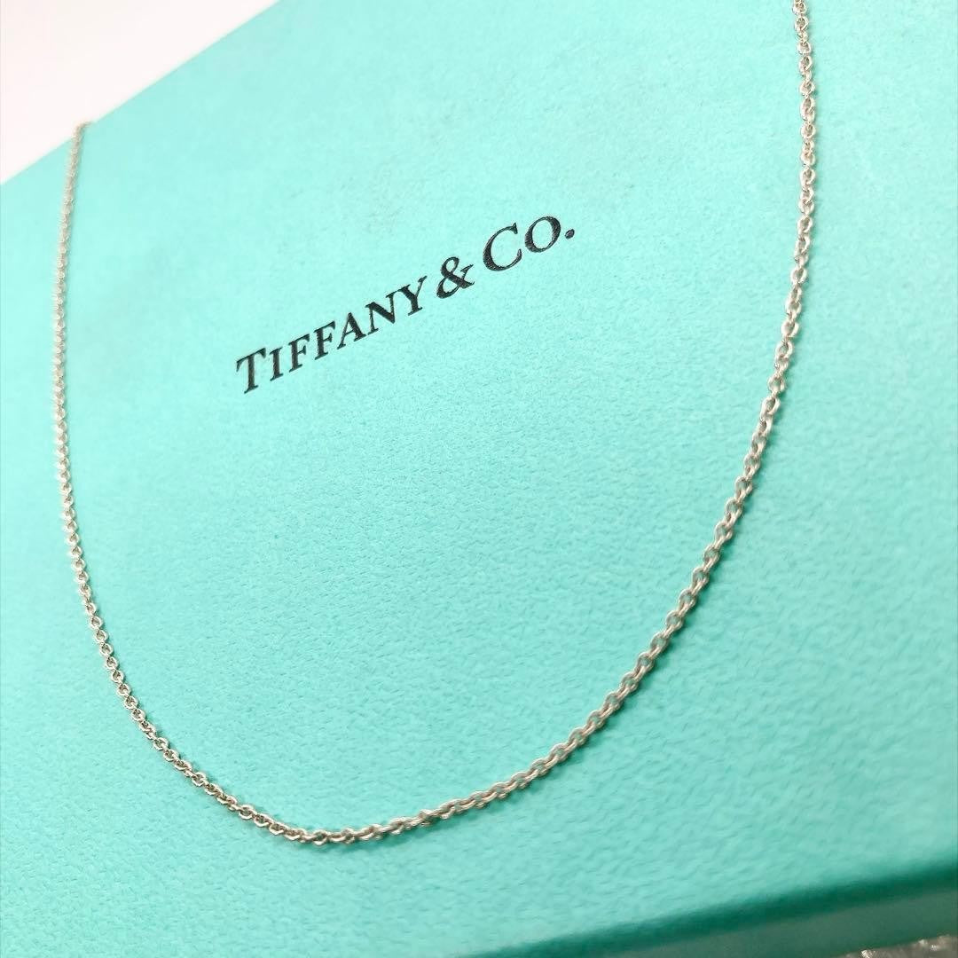 Tiffany & Co. Elsa Peretti Necklace Chain 42cm 16.5in Sterling Silver 925