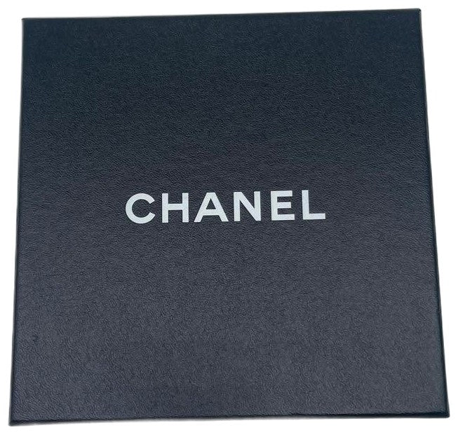 CHANEL Long Pearl Necklace CC Logo Cream Faux Pearl Silver HW 90cm 35.4" Used