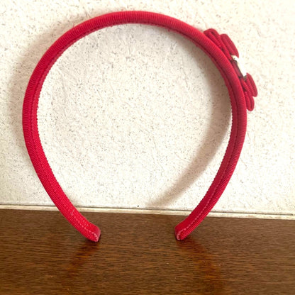 Salvatore Ferragamo Authentic Vara Bow Headband Pink Slim Type Used Great