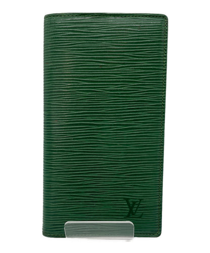 LOUIS VUITTON Agenda Cover R20524 Green Epi Leather Notebook Case Vintage