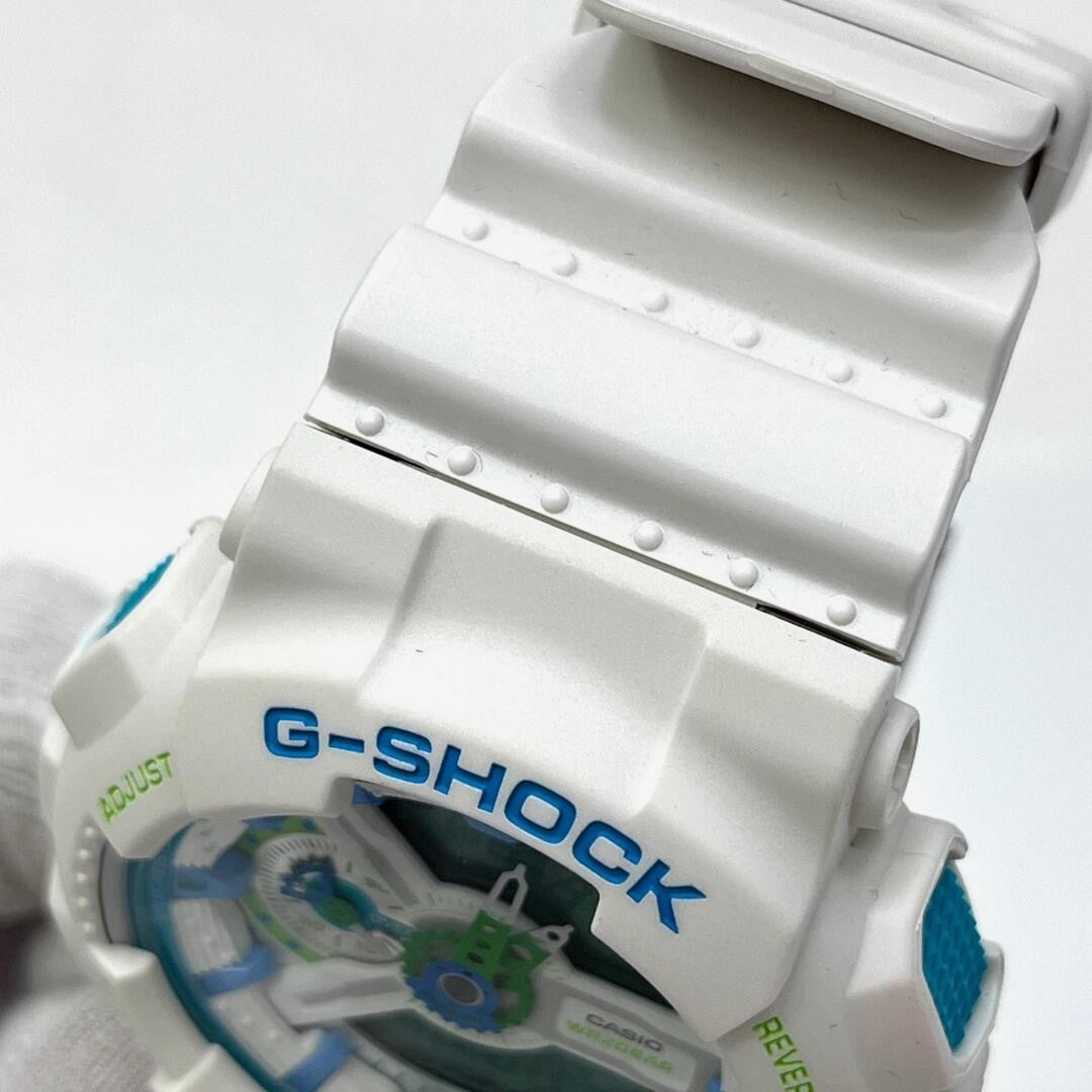 CASIO G-SHOCK GA-110WG-7AJF Mens Analog Digital Watch White Blue Resin 51mm