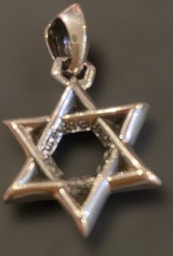 Chrome Hearts CH Star of David Small Pendant Sterling Silver 925 Authentic Mint