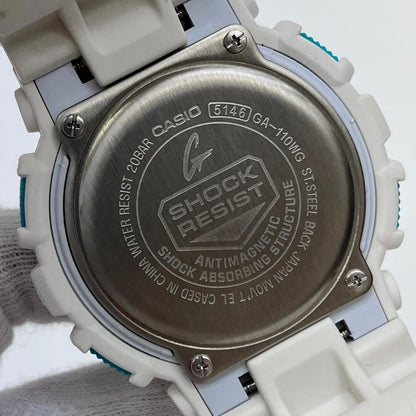 CASIO G-SHOCK GA-110WG-7AJF Mens Analog Digital Watch White Blue Resin 51mm