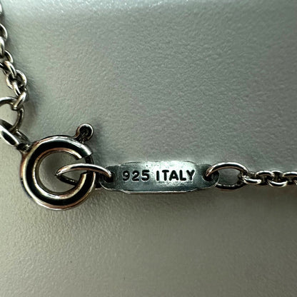 Tiffany & Co Sterling Silver 925 1837 Three Drop Circle Necklace 40cm 15.7in