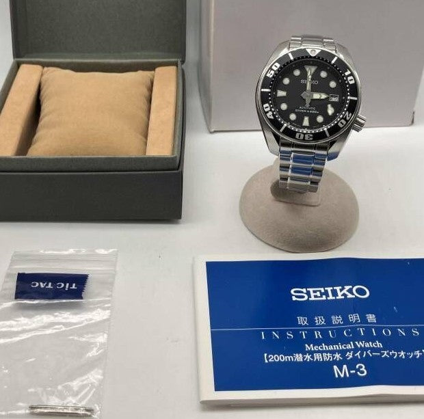 Seiko Prospex SBDC031 Sumo Diver Automatic Watch Black Bezel 200m Men Japan