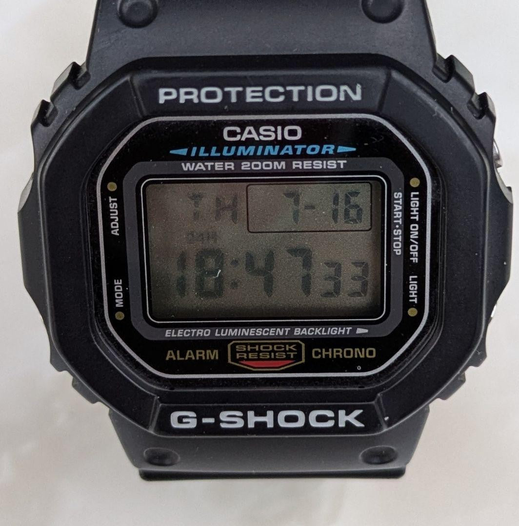 Casio G-SHOCK DW-5600E Speed Model Digital Watch Black 200M WR Working Japan