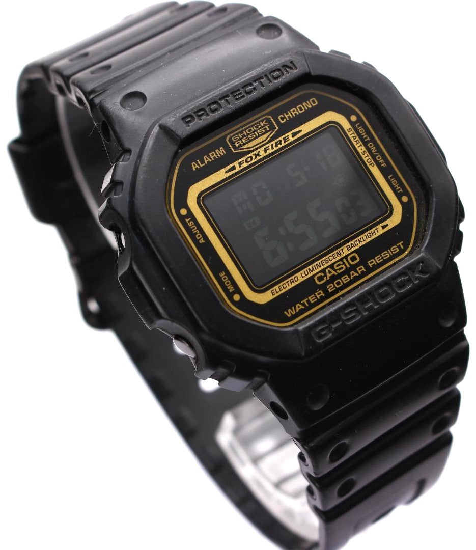CASIO G-SHOCK DW-5600VT American Rag Cie Collab Digital Watch Black Gold 42mm