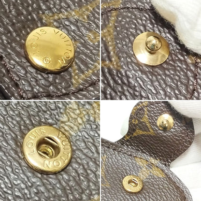 Louis Vuitton Monogram Etui Lunettes GM Glasses Case M66544 Brown Authentic Used