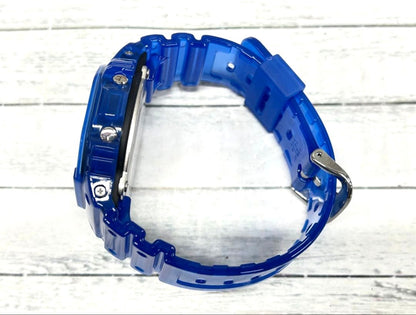 Casio G-SHOCK x KEBOZ DW-5600KEBOZ22-2JR Digital Watch Clear Blue Japan Mint