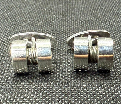 Georg Jensen Cufflinks Model 67 Sterling Silver 925 Men's Vintage Denmark Design