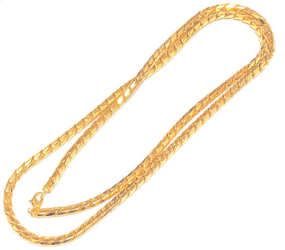 Christian Dior Vintage Gold Chain Necklace Long 31.9in Unisex Authentic