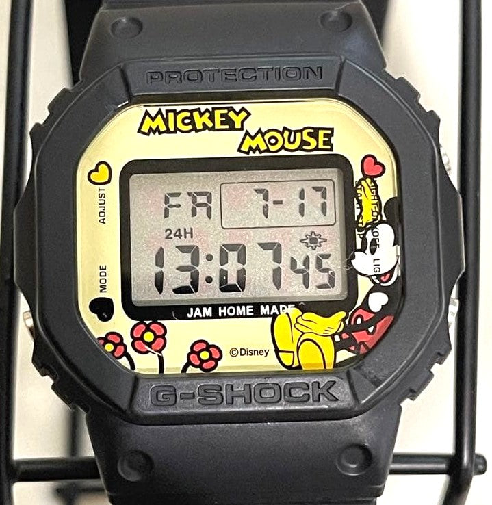 CASIO G-SHOCK DW-5600VT Mickey Mouse JAM HOME MADE Collab Black Digital Watch