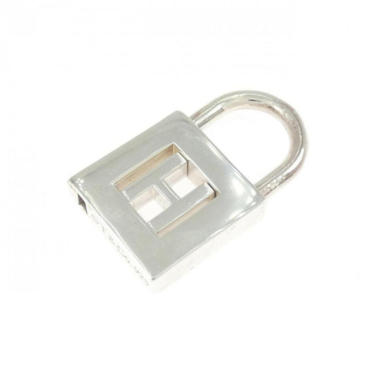 Tiffany & Co Sterling Silver Letter H Lock Charm Pendant Necklace Cadena Padlock