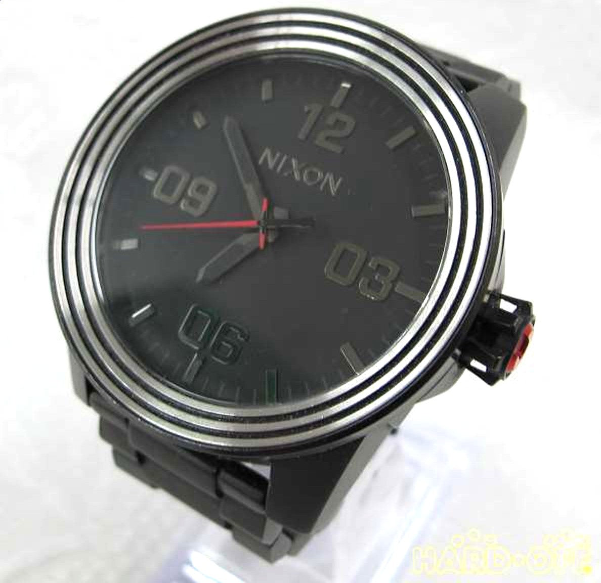 NIXON Corporal SS Quartz Analog Watch All Black Stainless Steel Men Authentic