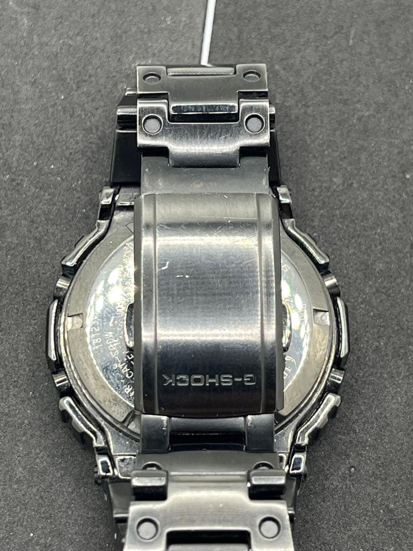 Casio G-SHOCK GMW-B5000GD-1JF Full Metal Black Solar Watch Used Excellent W/ Box
