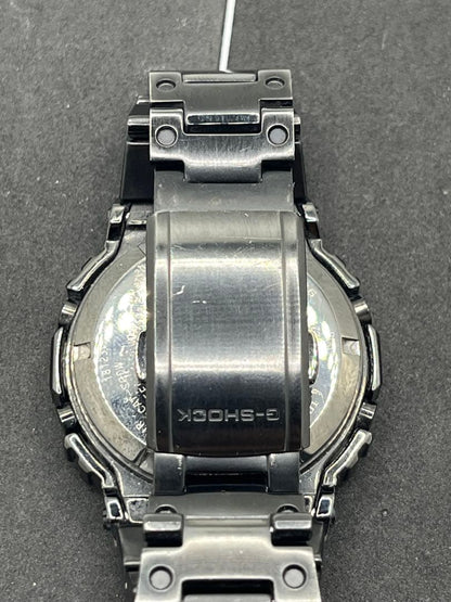 Casio G-SHOCK GMW-B5000GD-1JF Full Metal Black Solar Watch Used Excellent W/ Box