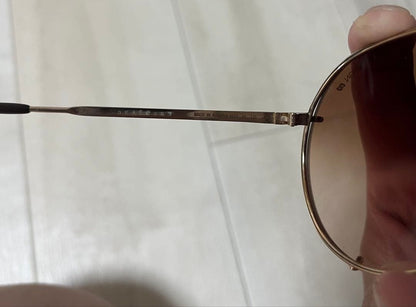 Porsche Design Carrera Teardrop Sunglasses Gold Frame Brown Lens Austria Vintage